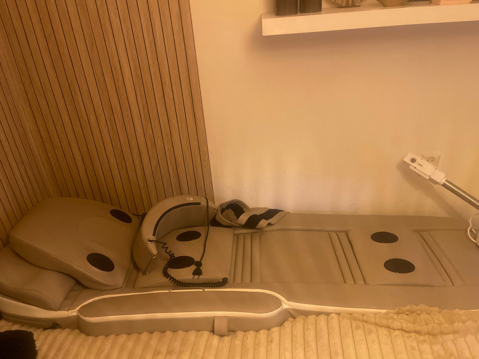 Comfortabel andullatiematras met  Verwarming en Kussen, Sport en Fitness, Massageproducten, Ophalen, Zo goed als nieuw, Massagetafel