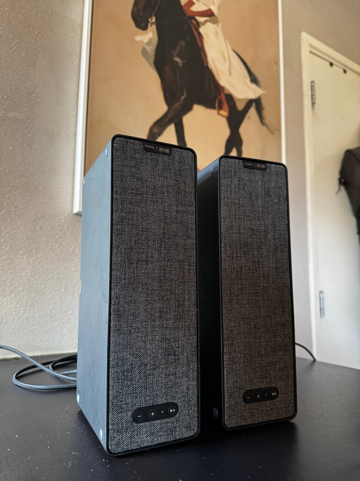 2x IKEA Symfonisk Zwart Gen 2 - Zo goed als nieuw