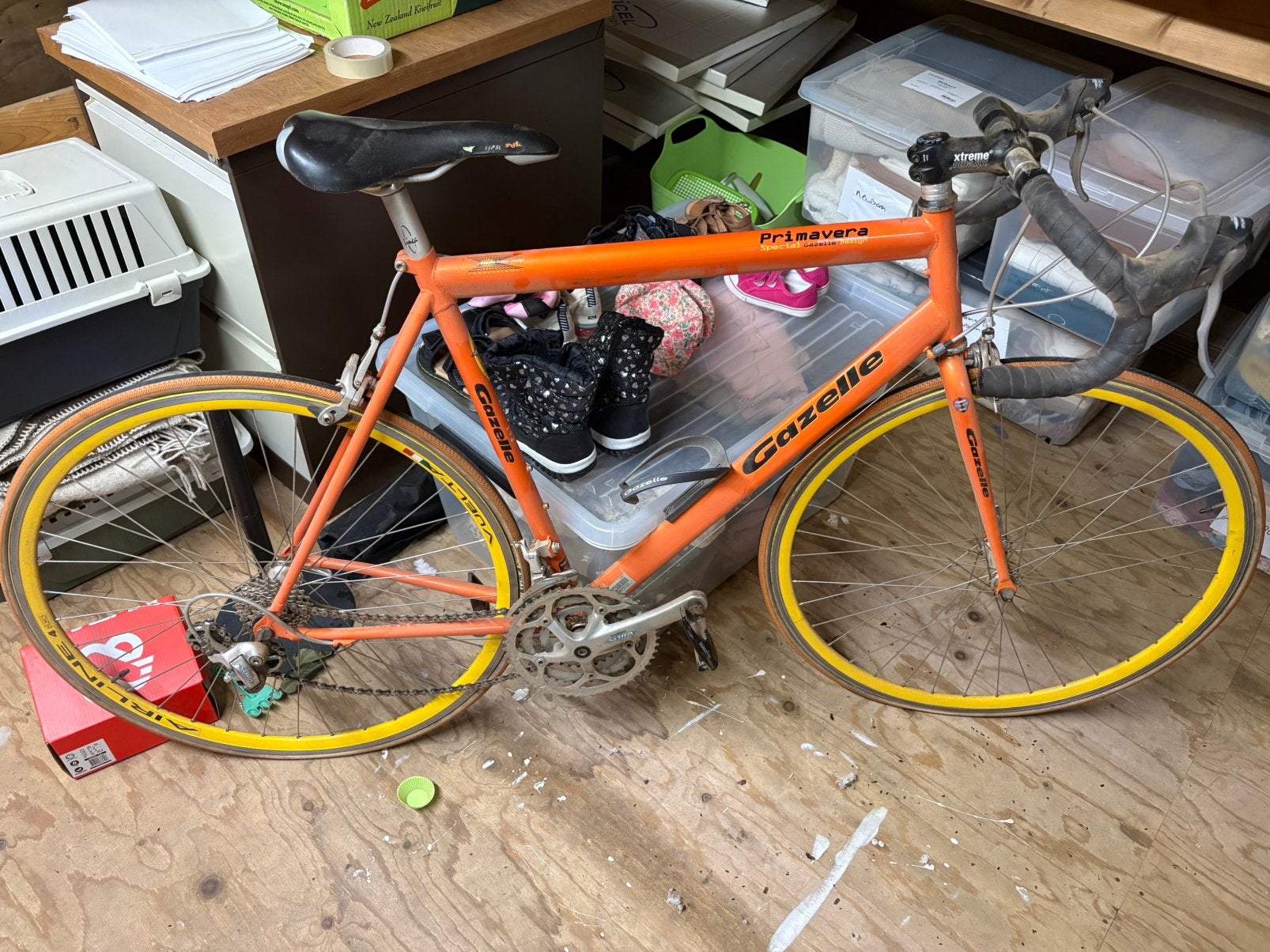 Racefiets - Gazelle Primavera, 55 tot 59 cm, Ophalen, Velgrem, Gazelle