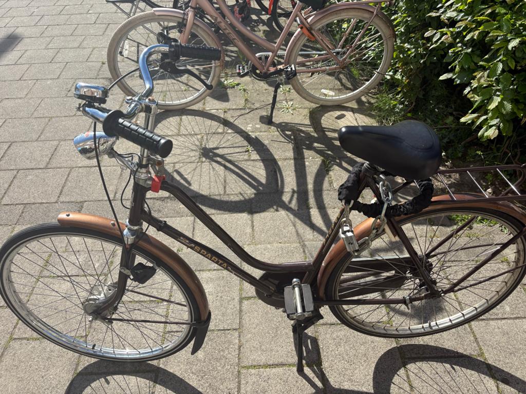 Sparta fiets - Klassiek model, Ophalen, Sparta, Velgrem, 53 tot 56 cm