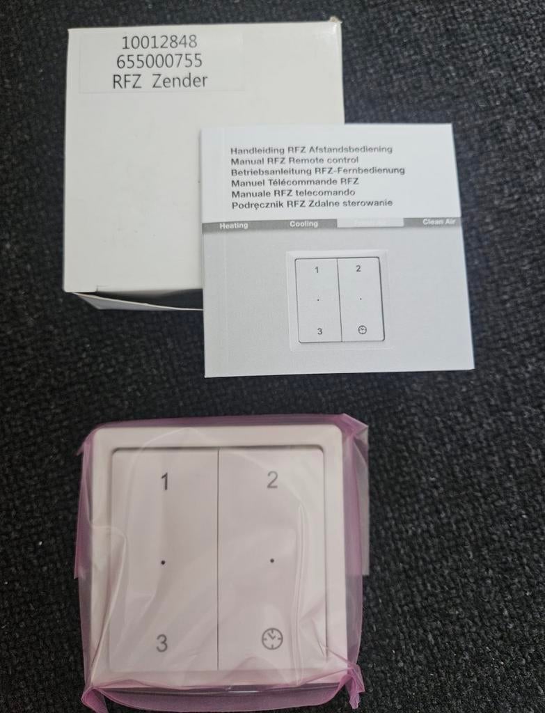 RFZ Zender Ventilator Afstandsbediening - Nieuw, Ophalen of Verzenden, Nieuw, Origineel