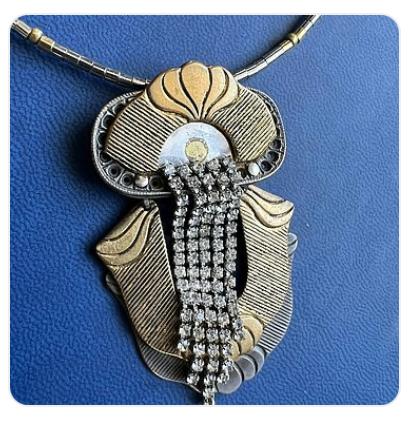 halsketting Langani, Sieraden, Tassen en Uiterlijk, Ophalen of Verzenden, Overige materialen
