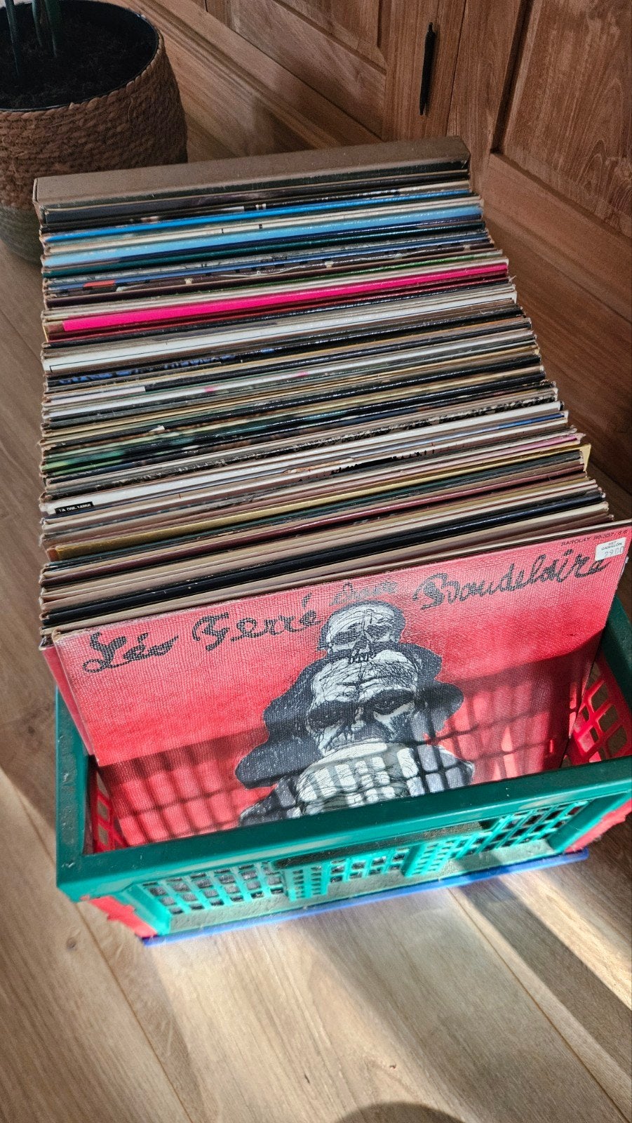 Grote collectie Franse vinyl LP's - diverse artiesten, Cd's en Dvd's, Ophalen, Gebruikt, 12 inch, LP