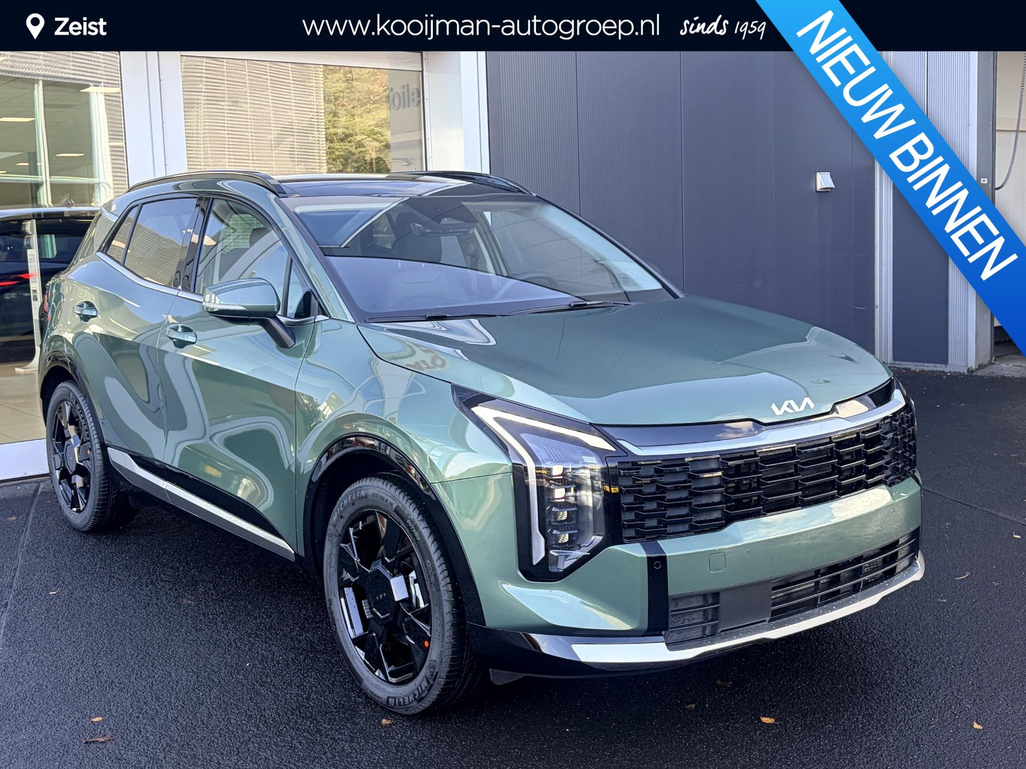 Kia Sportage 1.6 T-GDi Plug-in Hybrid DynamicPlusLine Direct, Auto's, Verwarmde buitenspiegels, 14 kWh, 4 cilinders, Leder en Stof