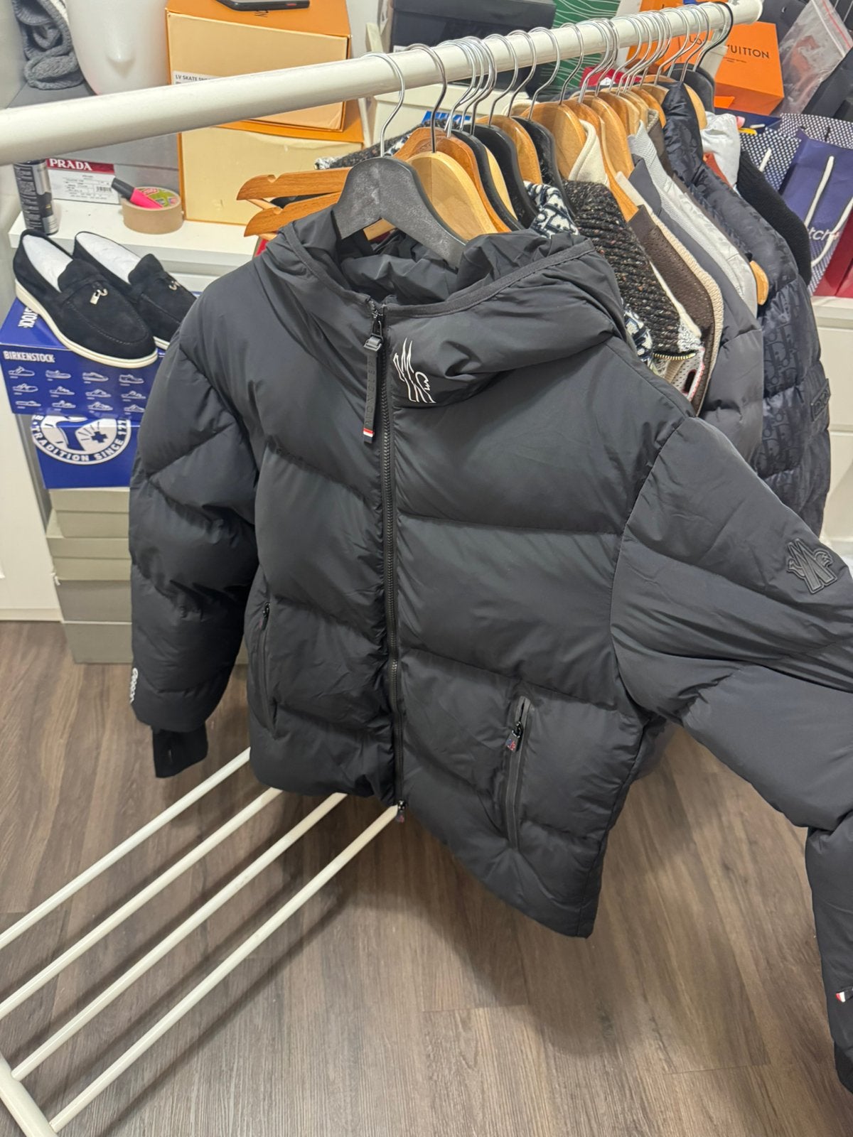 Moncler Pufferjacket zwart, Ophalen of Verzenden, Nieuw
