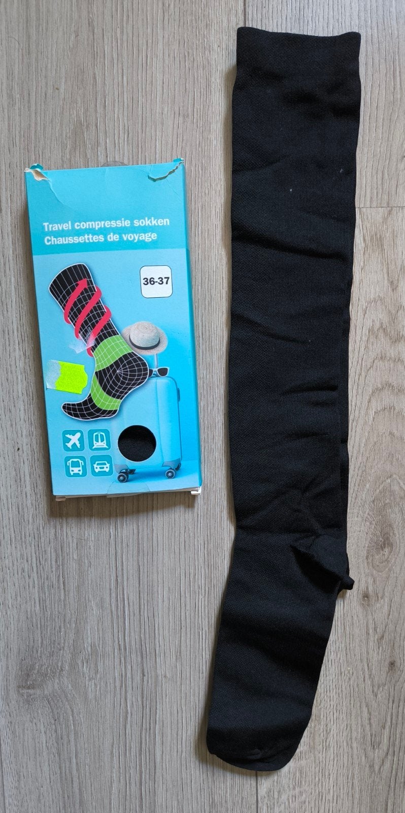 Compressiekousen maat 36/37, Kleding | Dames, Sokken en Kousen, Sokken en Kniesokken, Zwart, Maat 35 t/m 38, Nieuw