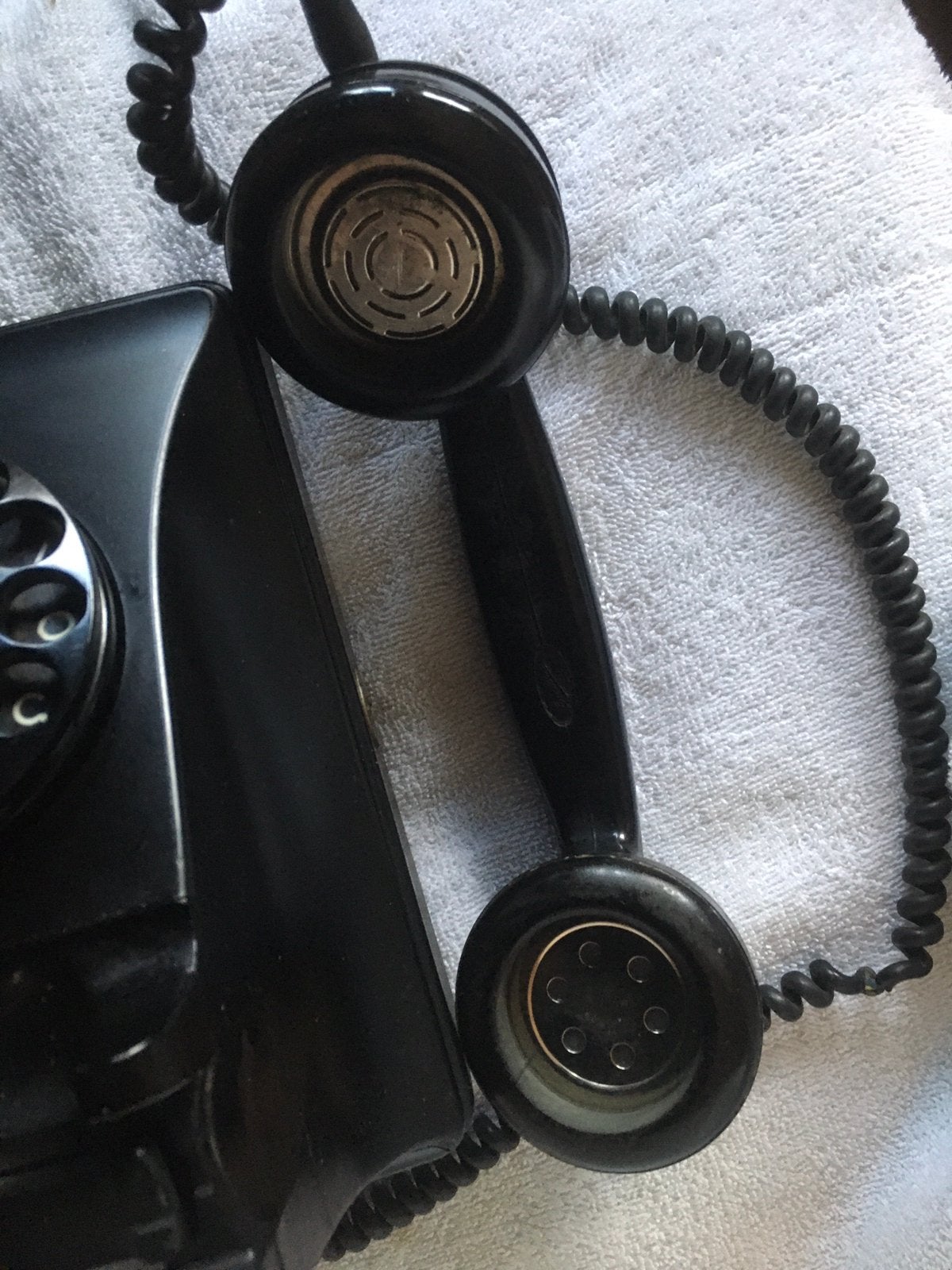 Bakelieten “STANDARD”Telefoon met Unique hoorn jaren 50, Telecommunicatie, Ophalen of Verzenden, Gebruikt, Bakeliet