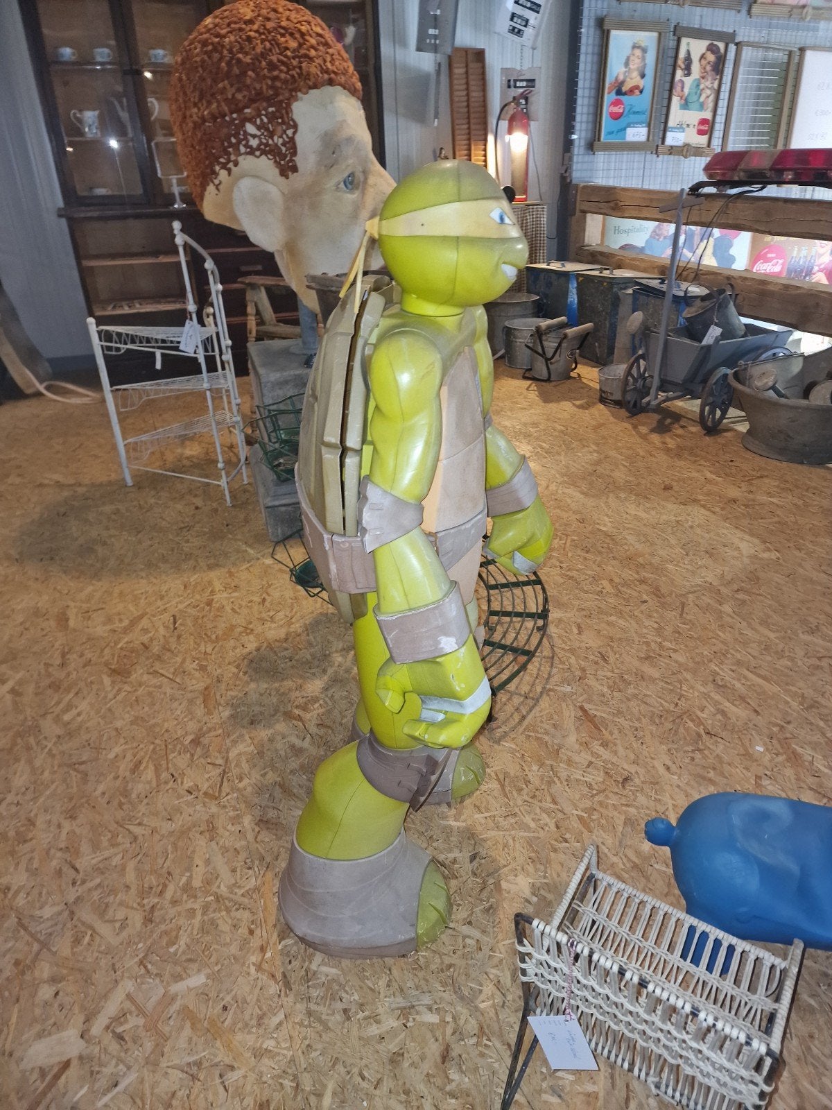 ninja turtles  xxxl 122cm groot, Ophalen, Gebruikt
