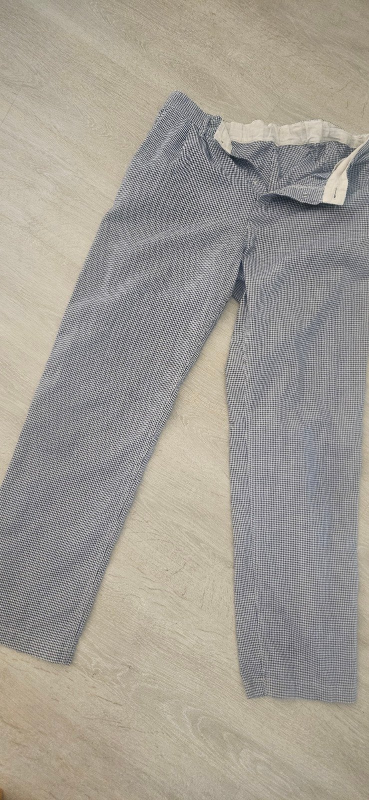 Geruite bakkersbroek, maat 52 (L), Maat 52/54 (L), Onbekend, Meerkleurig, Ophalen of Verzenden