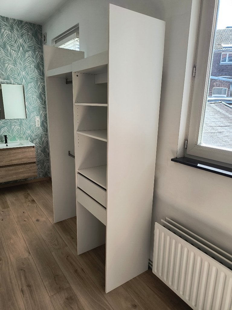 kledingkast/dressing LaRedoute Yann - wit, Huis en Inrichting, Ophalen, Met lade(s), 100 tot 150 cm, 200 cm of meer