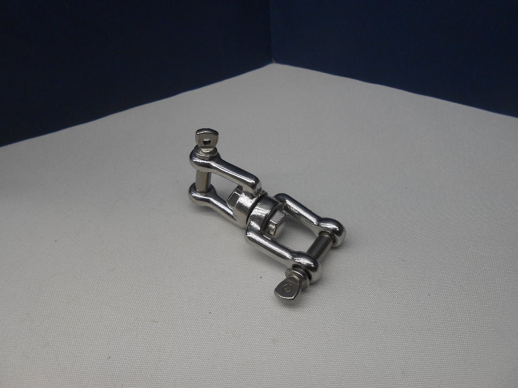 RVS Wartelsluiting, Wartel, Swivel, D-sluiting, 6 mm pin, Ophalen of Verzenden, Nieuw, Overige typen