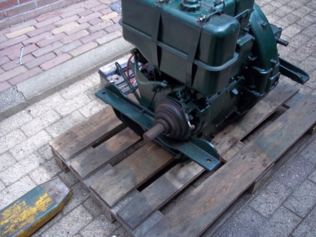 2 cilinder lister met keerkoppeling elektrische gestart, Ophalen, 10 tot 30 pk, Gebruikt, Binnenboordmotor