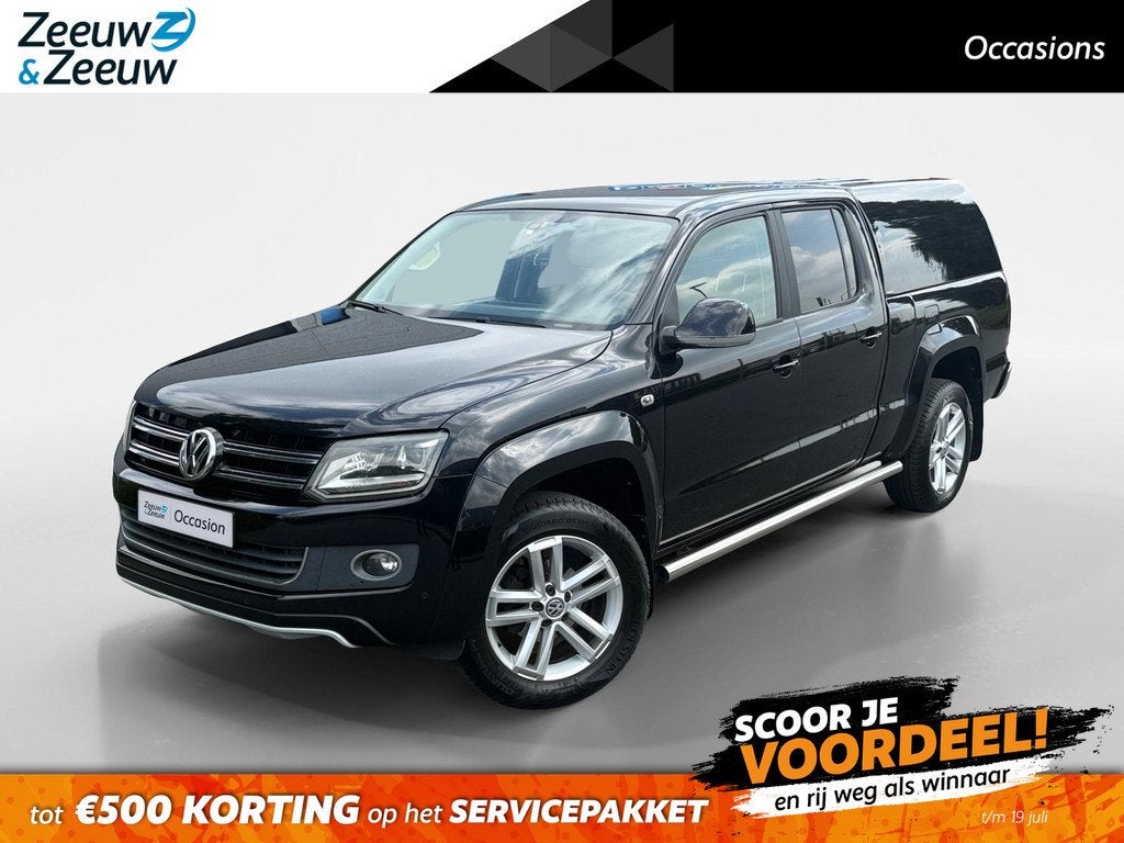 Volkswagen Amarok 2.0 TDI 4Motion DC Highline | 5 zits | Aut, Euro 5, Stof, Gebruikt, 4 cilinders