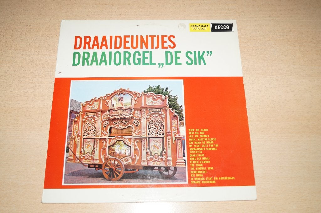 LP Draaiorgel De Sik - Draaideuntjes - krasvrij 1695, Ophalen, LP, Pop, Zo goed als nieuw