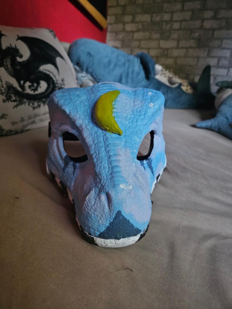 Dinomask unfinished fursuit, Ophalen of Verzenden, Gebruikt, Overige typen