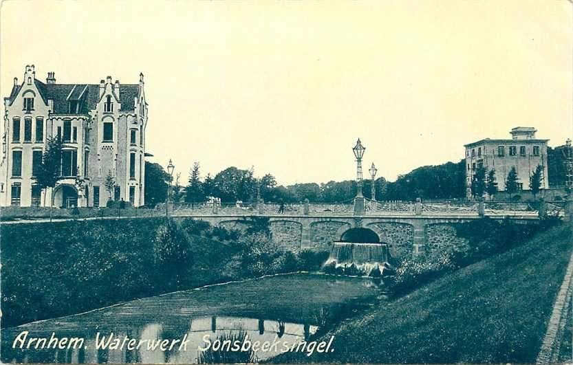 377-298-027 Arnhem Waterwerk Sonsbeeksingel, Verzenden, Voor 1920, Gelderland