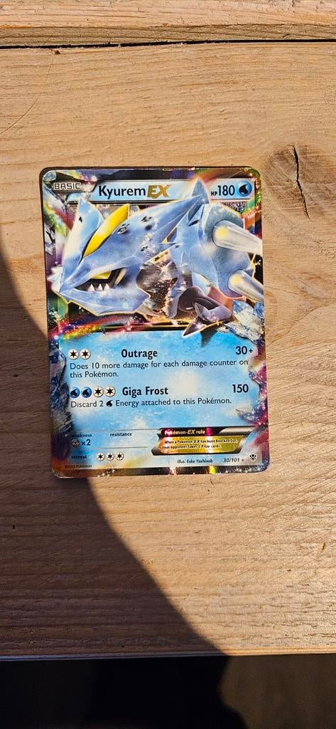 Pokémon EX/GX kaarten (beschadigd), Ophalen of Verzenden, Gebruikt, Losse kaart