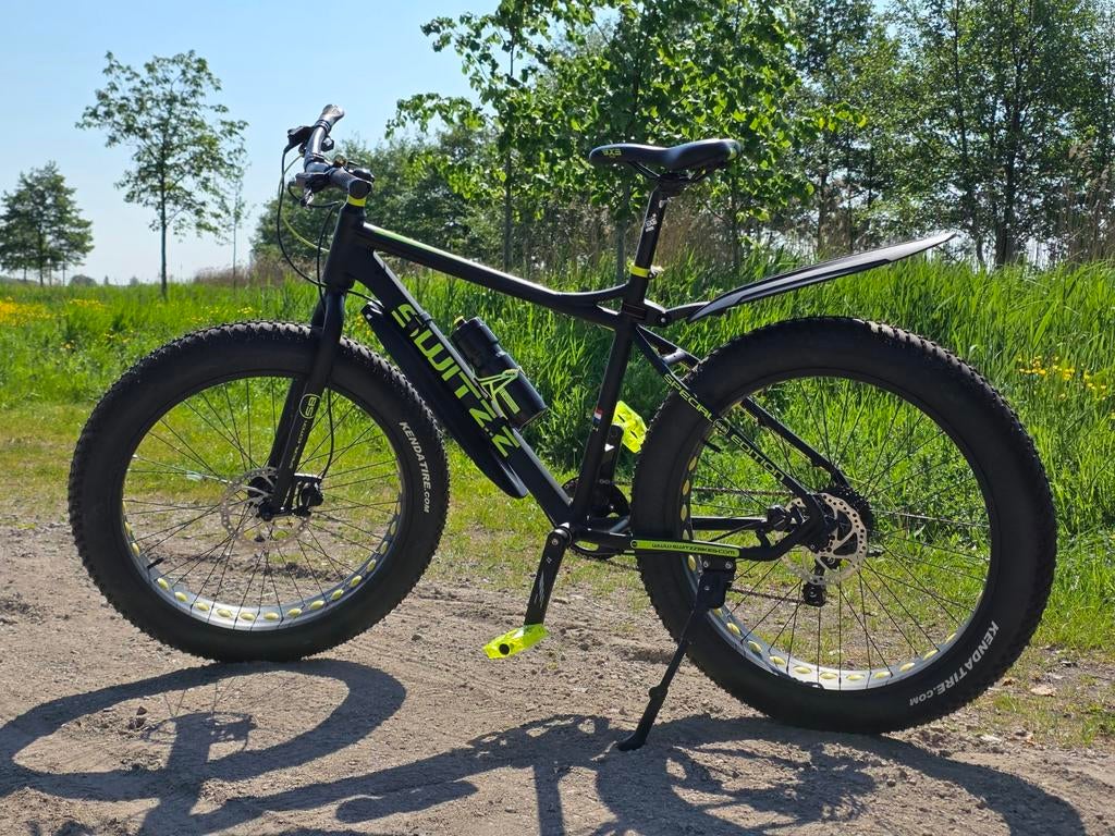 Switzz Fatbike - Lichtlopend met 8 versnellingen!, Minder dan 10 versnellingen, Schijfrem, Ophalen, Overige merken