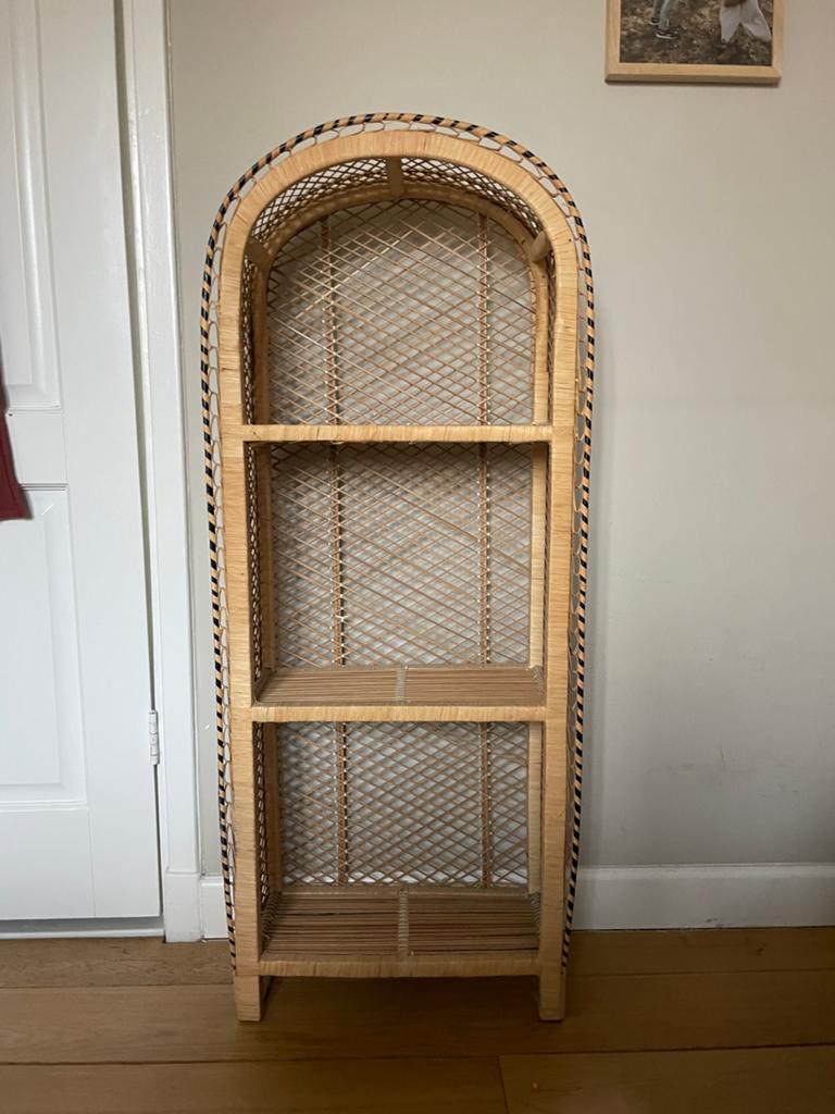 Vintage rotan kast boho stijl, Huis en Inrichting, Kasten | Overige, Ophalen, Zo goed als nieuw