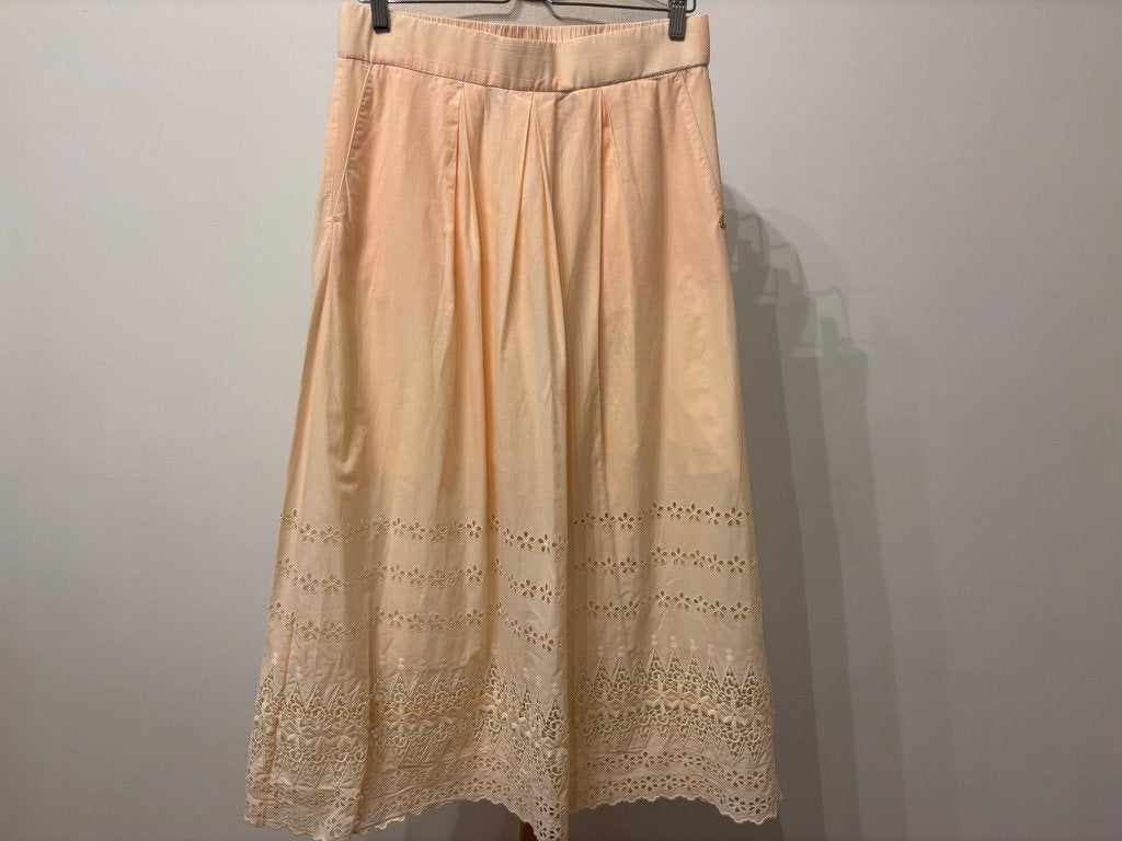Gustav 'Mabell' rok met broderie – Zachtroze / Perzik mt 40, Maat 38/40 (M), Gustav, Overige kleuren, Gustav