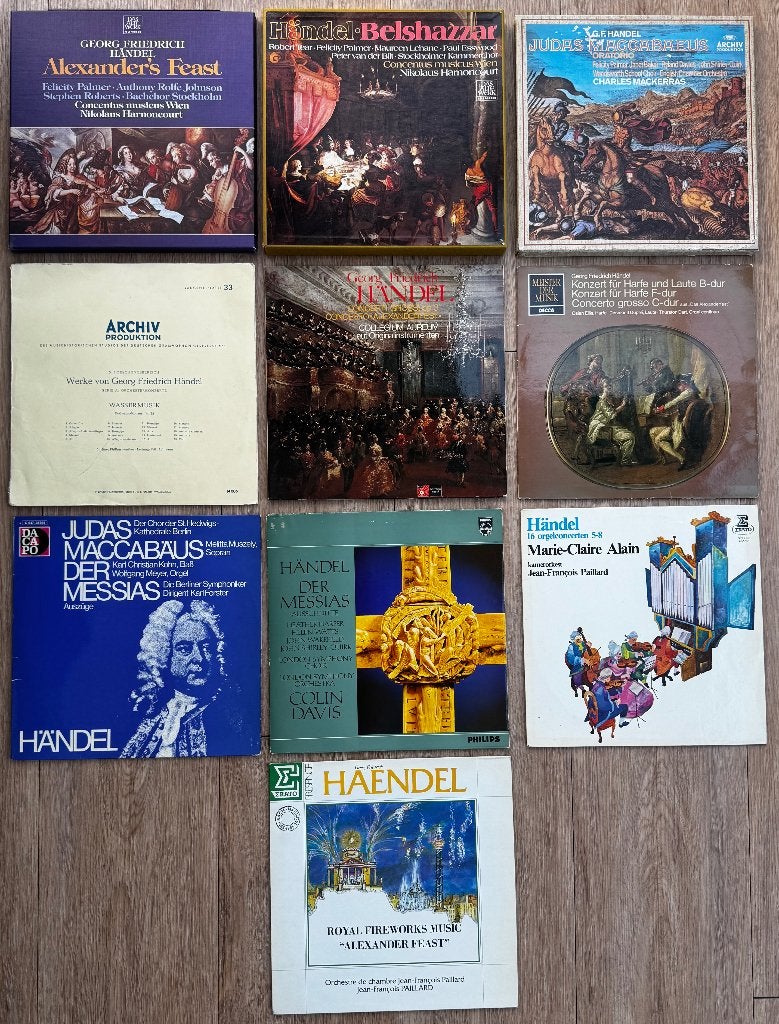 Georg Friedrich Händel – Klassieke platencollectie, Boxset, Gebruikt, Ophalen of Verzenden, 12 inch