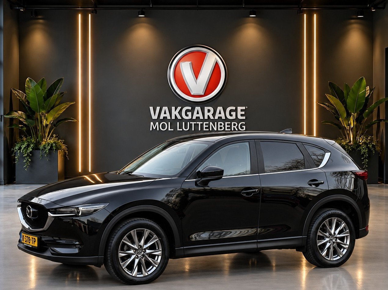 MAZDA Cx-5 2.5 SKYACTIV-G 194pk 2WD Aut Luxury, TREKHAAK, ST, Auto's, Automaat, Stof, 4 cilinders, 2000 kg