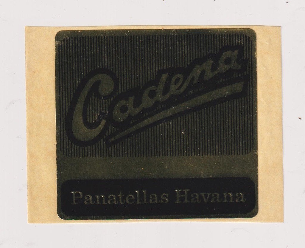 sigarenbanden - etiket - CADENA, Verzamelen, Ophalen of Verzenden, Zo goed als nieuw, Sigarenbandjes