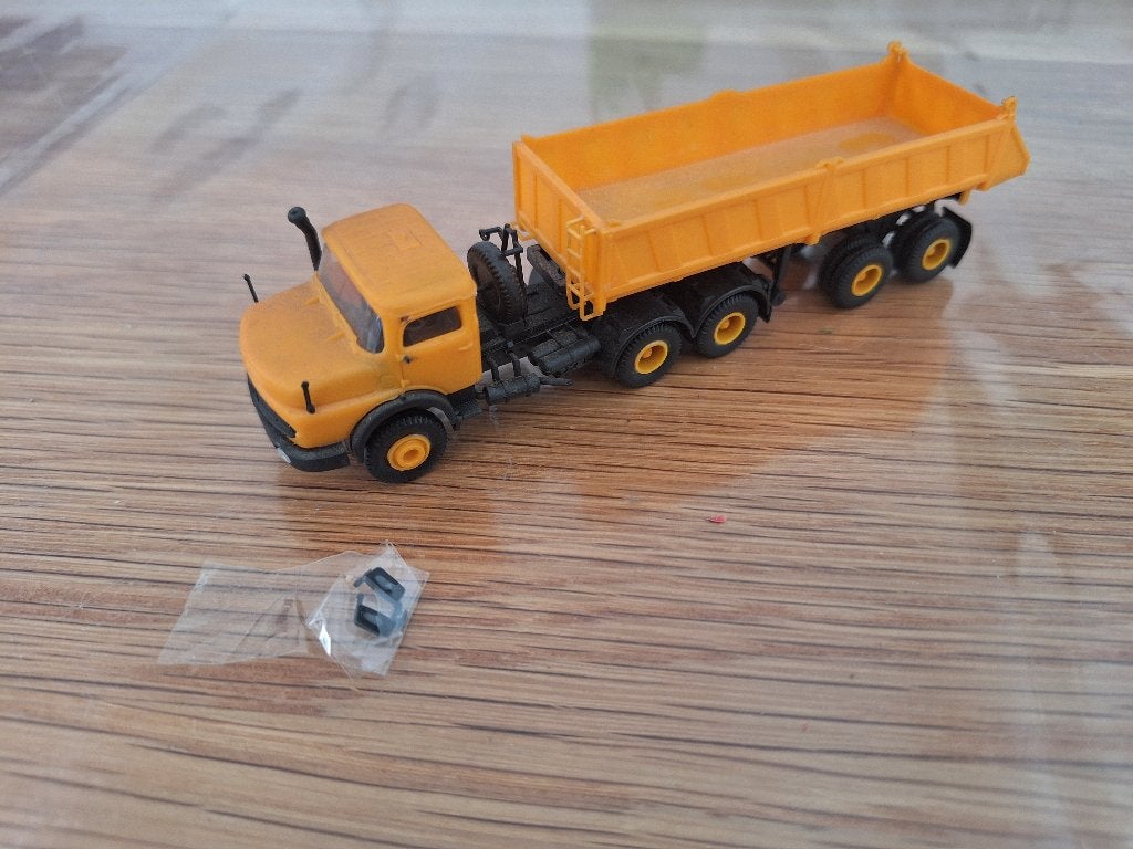 Mercedes Benz LK 1624 zware Kipwagen, Ophalen, Zo goed als nieuw, Bus of Vrachtwagen, Overige merken