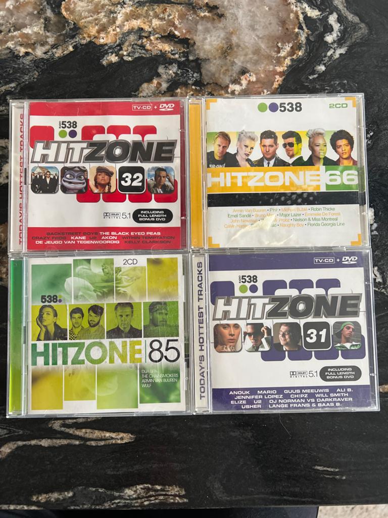 538 hitzone Cd’s, Ophalen of Verzenden, Zo goed als nieuw