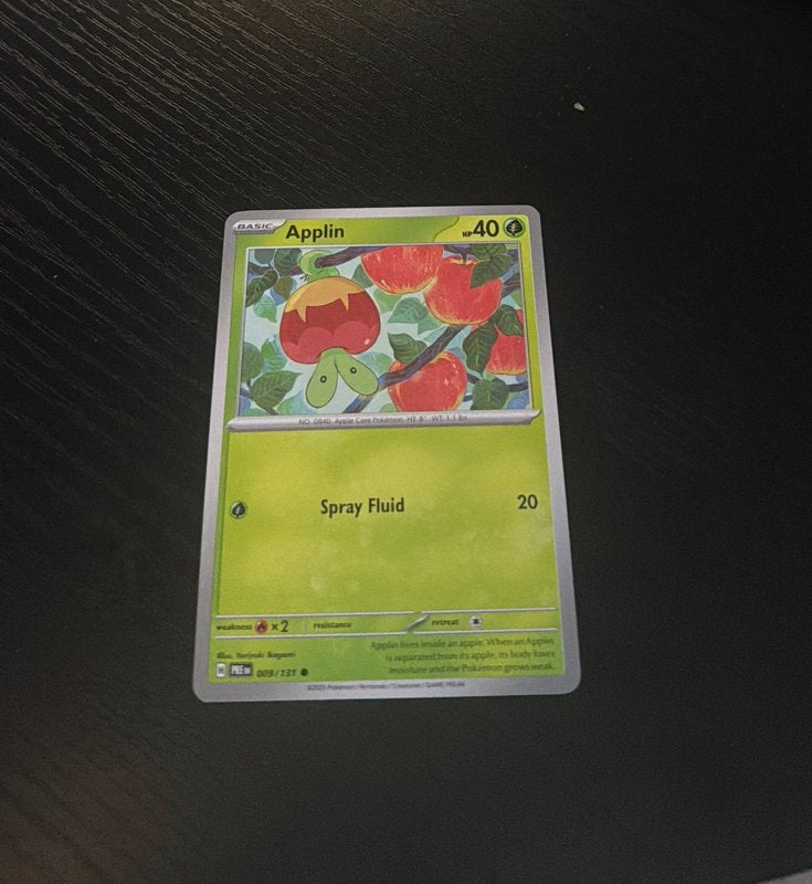 Pokémon Kaart Applin 009/125 - Zo goed als nieuw, Ophalen, Zo goed als nieuw, Losse kaart