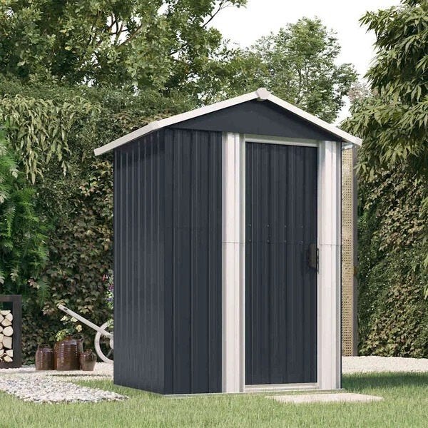Tuinschuur gegalvaniseerd staal antraciet nieuw in doos, Tuin en Terras, Tuinhuizen, Minder dan 250 cm, Verzenden, ., Nieuw