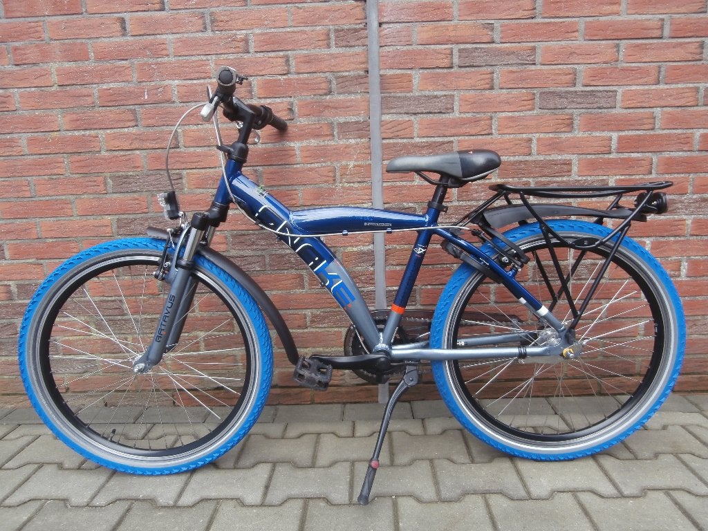 ALS NIEUWE Batavus Snake 24 inch. blauw-grijs, Ophalen, Terugtraprem, 24 inch, Versnellingen