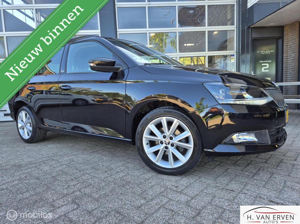 Skoda Fabia Combi 1.2 CLIMA CRUISE XENON PDC LED NAP, Auto's, Euro 6, 4 cilinders, Zwart, Origineel Nederlands