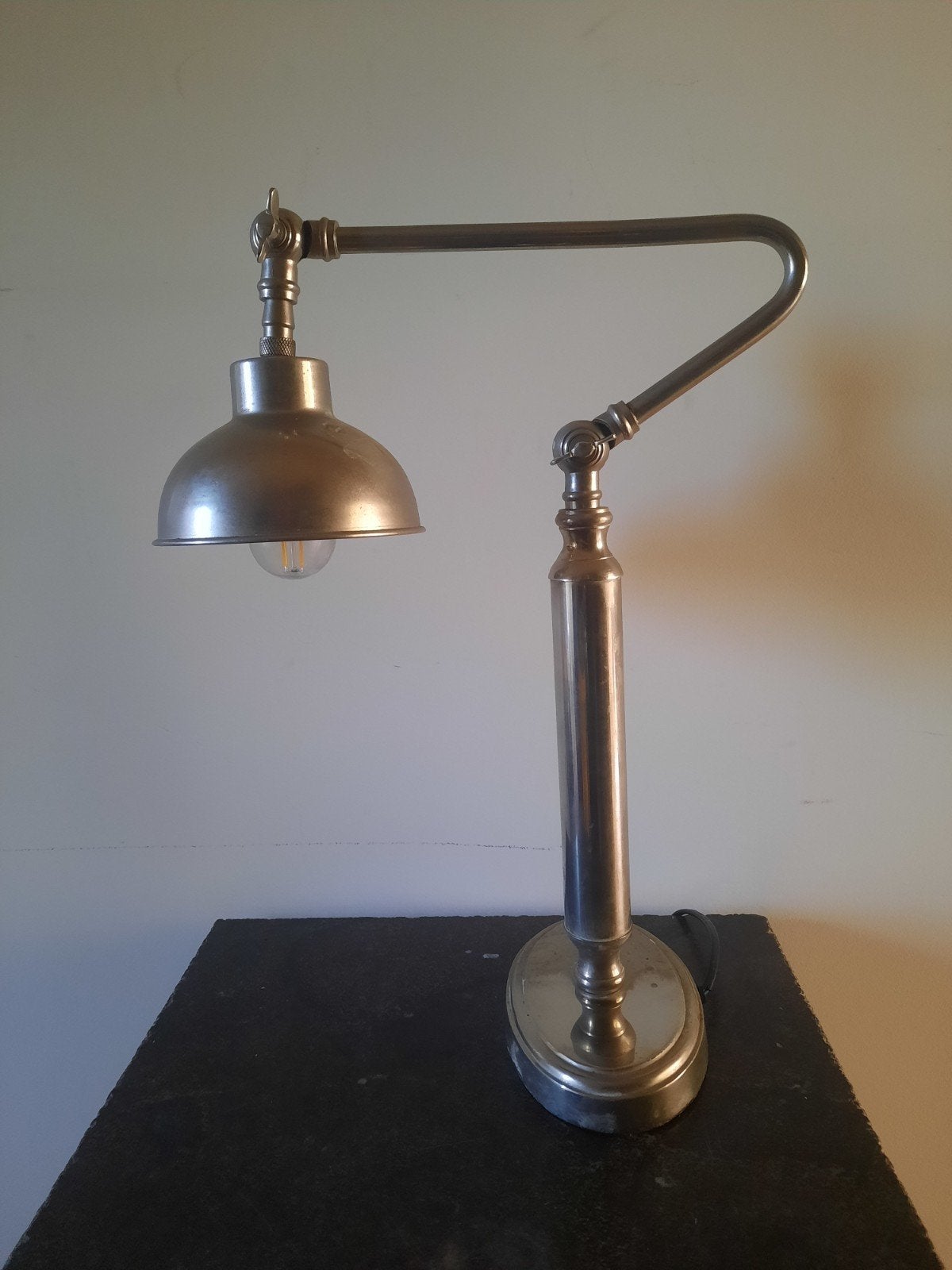 Unieke zeldzame vondst- Antieke bureaulamp, Ophalen of Verzenden