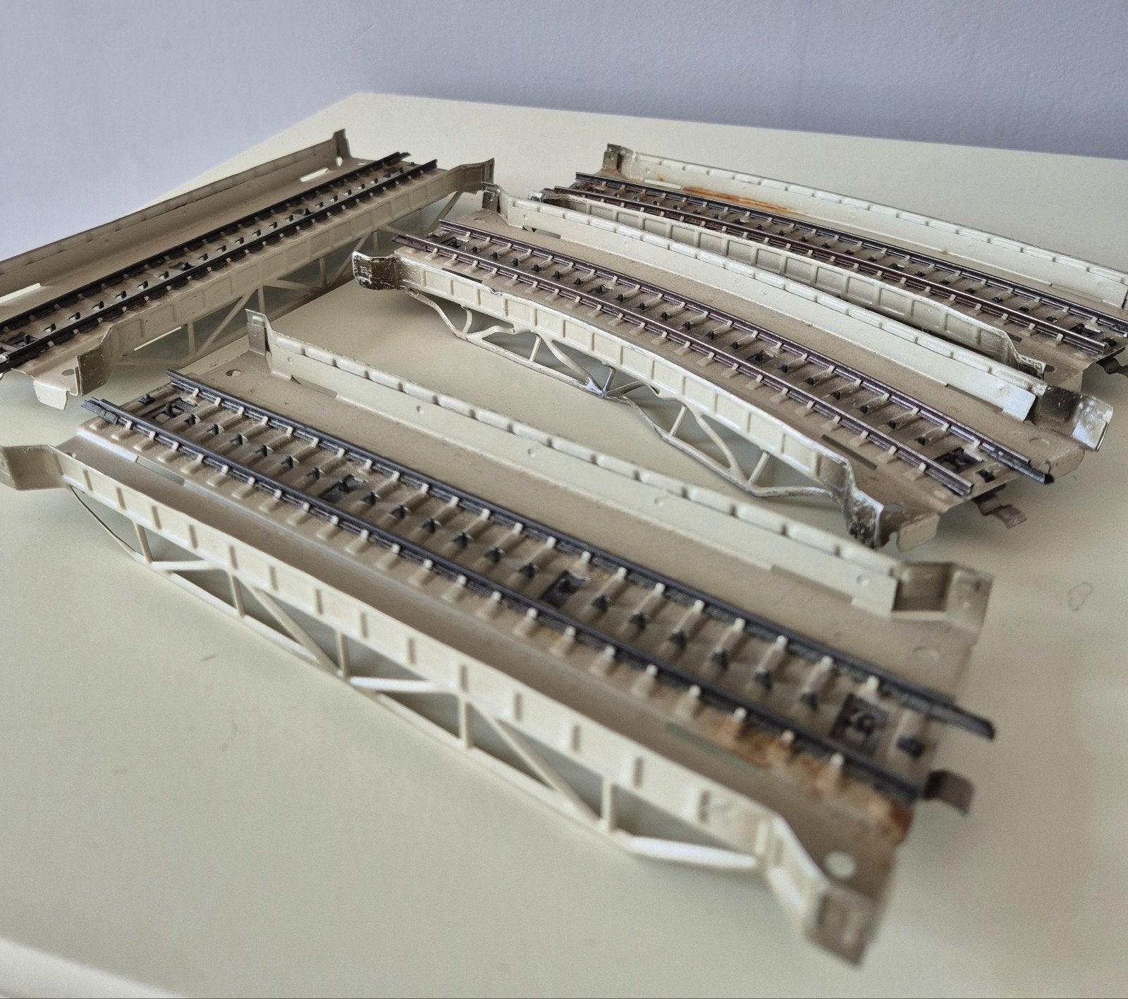 Märklin H0 bruggen recht en bochten, Ophalen, Wisselstroom, Rails, Märklin