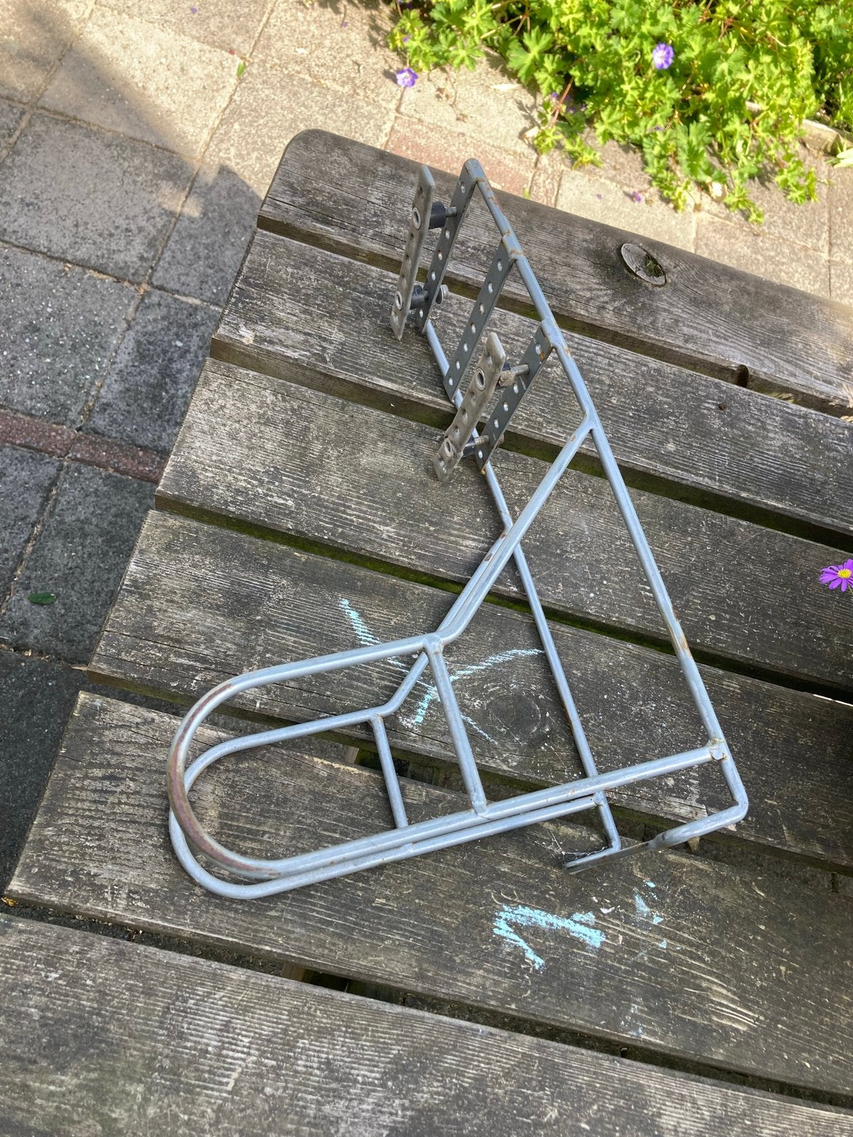 Bagagedrager verlengstuk fietstassen met kinderzitje, Fietsen en Brommers, Ophalen of Verzenden, Gebruikt