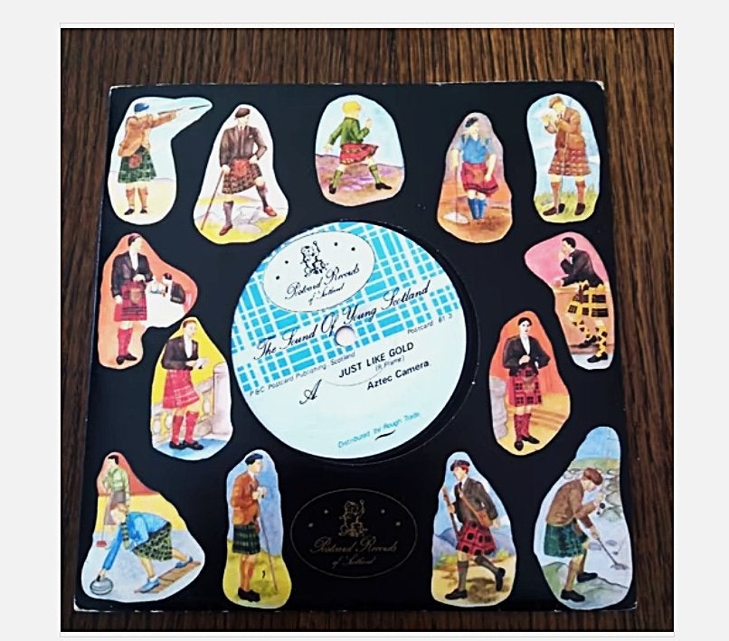 original single- aztec camera-just like gold *1981*, Fotohoes, Overige genres, 7 inch, Ophalen of Verzenden