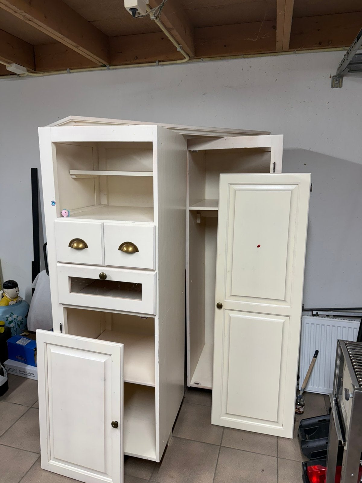 Grenen kast, Ophalen, Gebruikt, 50 tot 100 cm, Minder dan 100 cm