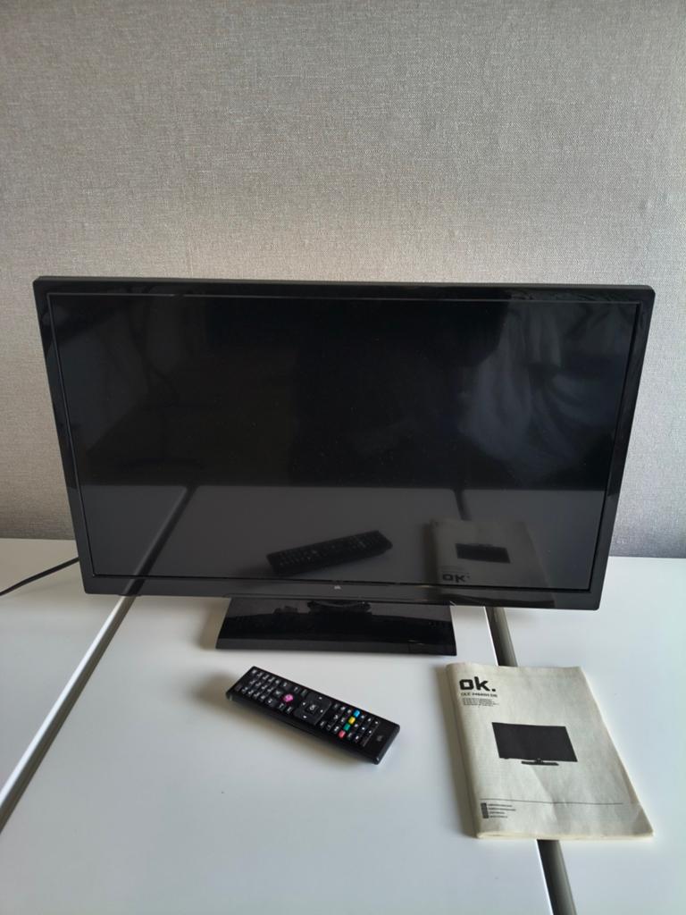 OK. 24 inch HD Ready LED TV - OLE 24640H-DB/1, Ophalen of Verzenden, Zo goed als nieuw, 50 Hz, Overige merken