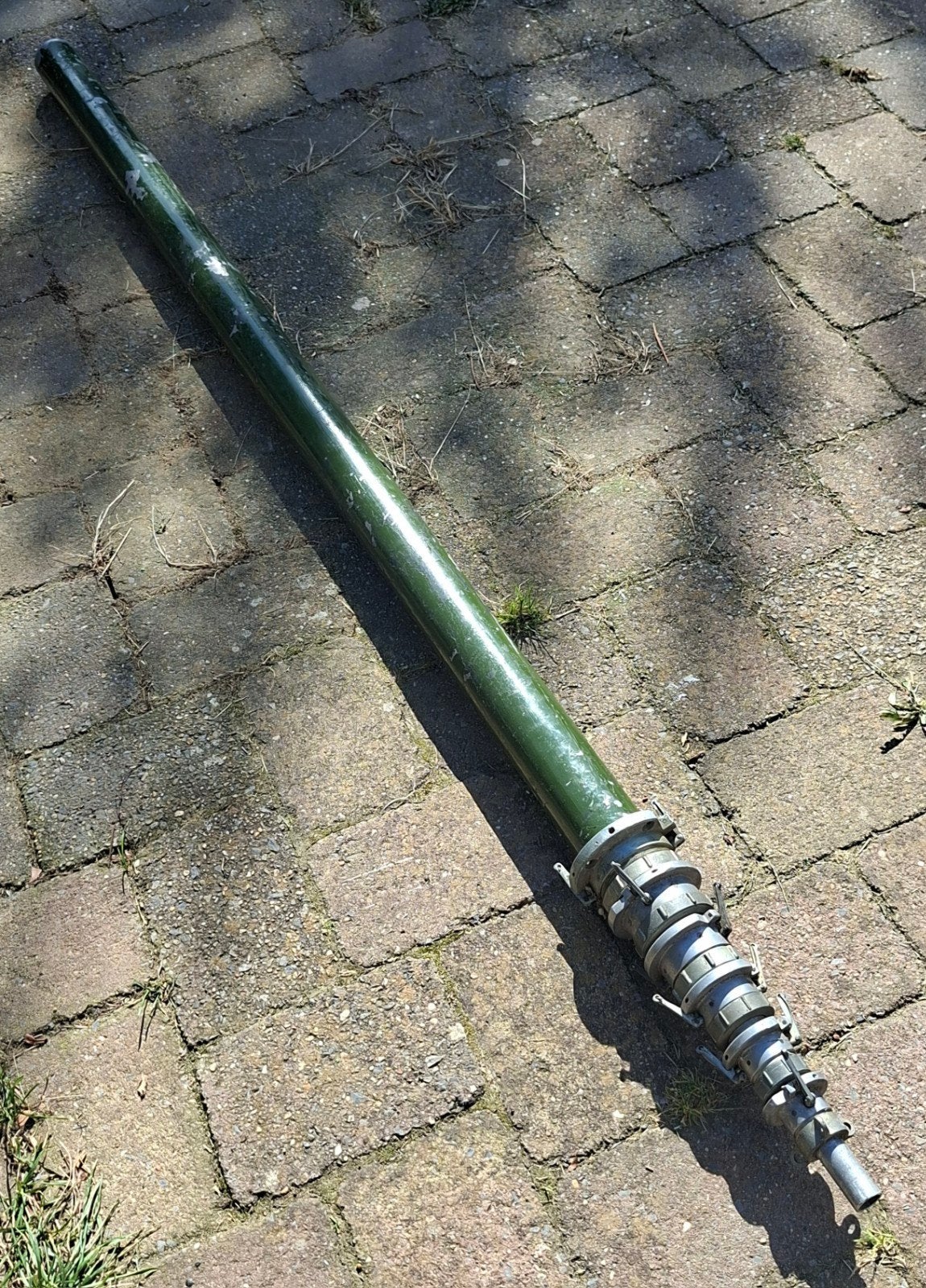 Uitschuifbare Antennemast - circa 11 meter, Telecommunicatie, Ophalen, Mast