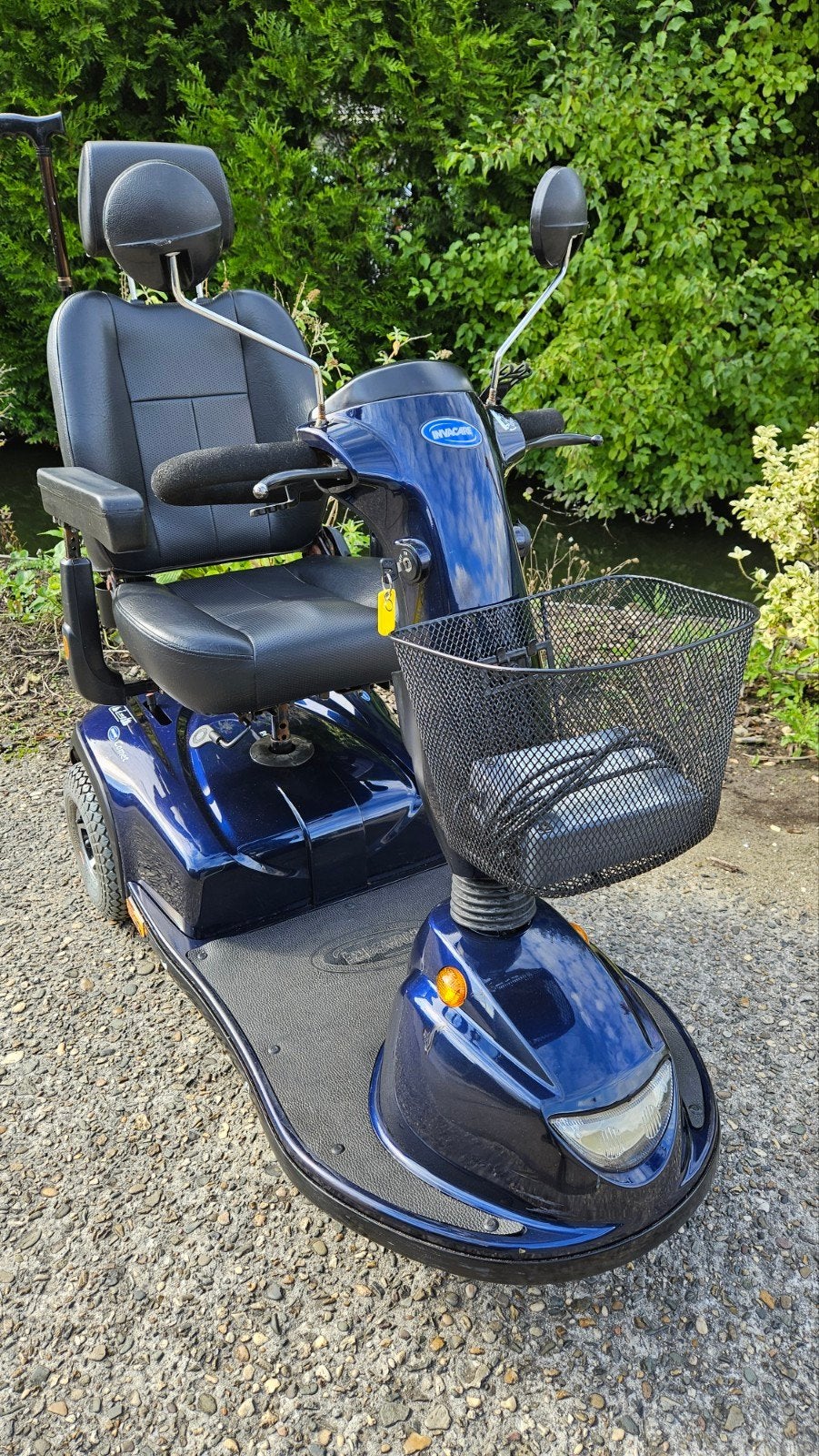Invacare Comet scootmobiel met nieuwe accu's!, Ophalen, Inklapbaar, Gebruikt, Elektrische rolstoel