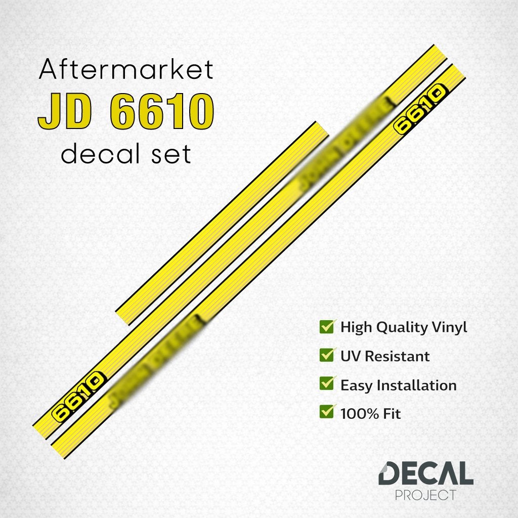 Vervangende Stickers John Deere 6610 - 6830, Verzenden