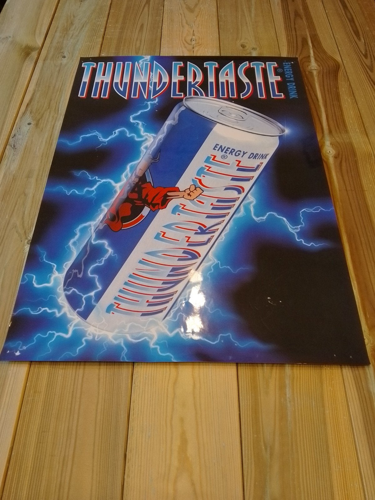 Thundertaste poster hardcore gabber ID&T Thunderdome energy, Ophalen of Verzenden, Nieuw