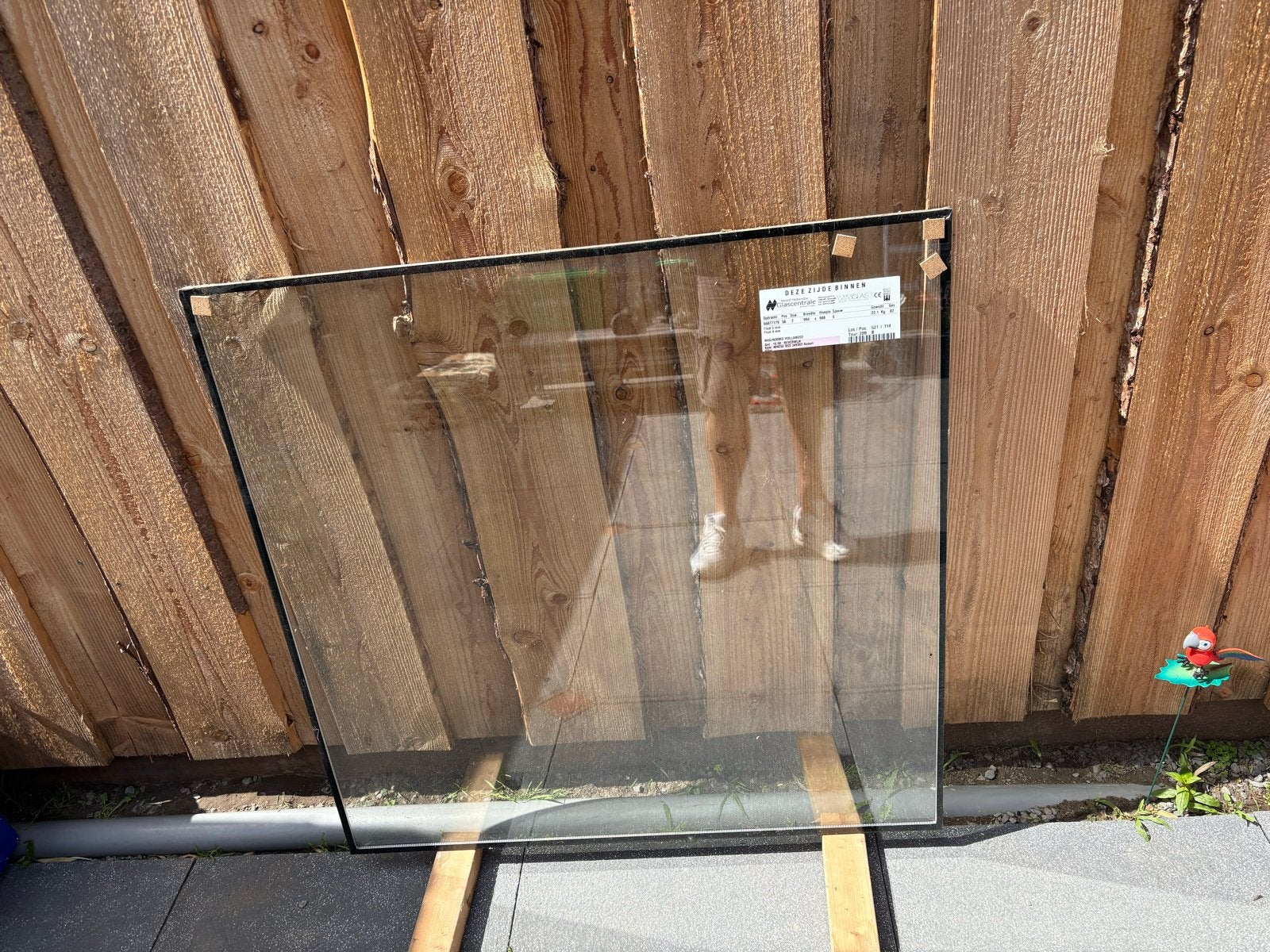 Dubbelglas ruit 994x988 mm - Nieuw voor velux dakraam, Ophalen, Gevelraam of Ruit, Minder dan 80 cm, 80 tot 120 cm