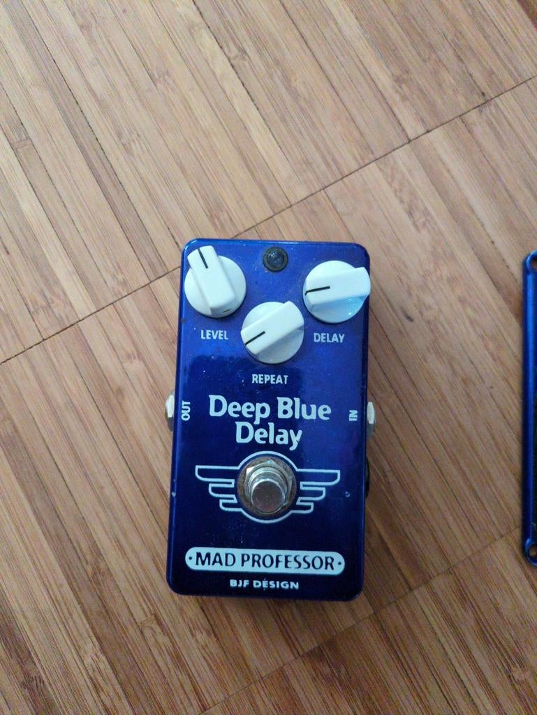 Deep Blue Delay - Orgineel hand wired - BJF-Design, Muziek en Instrumenten, Effecten, Ophalen of Verzenden, Zo goed als nieuw