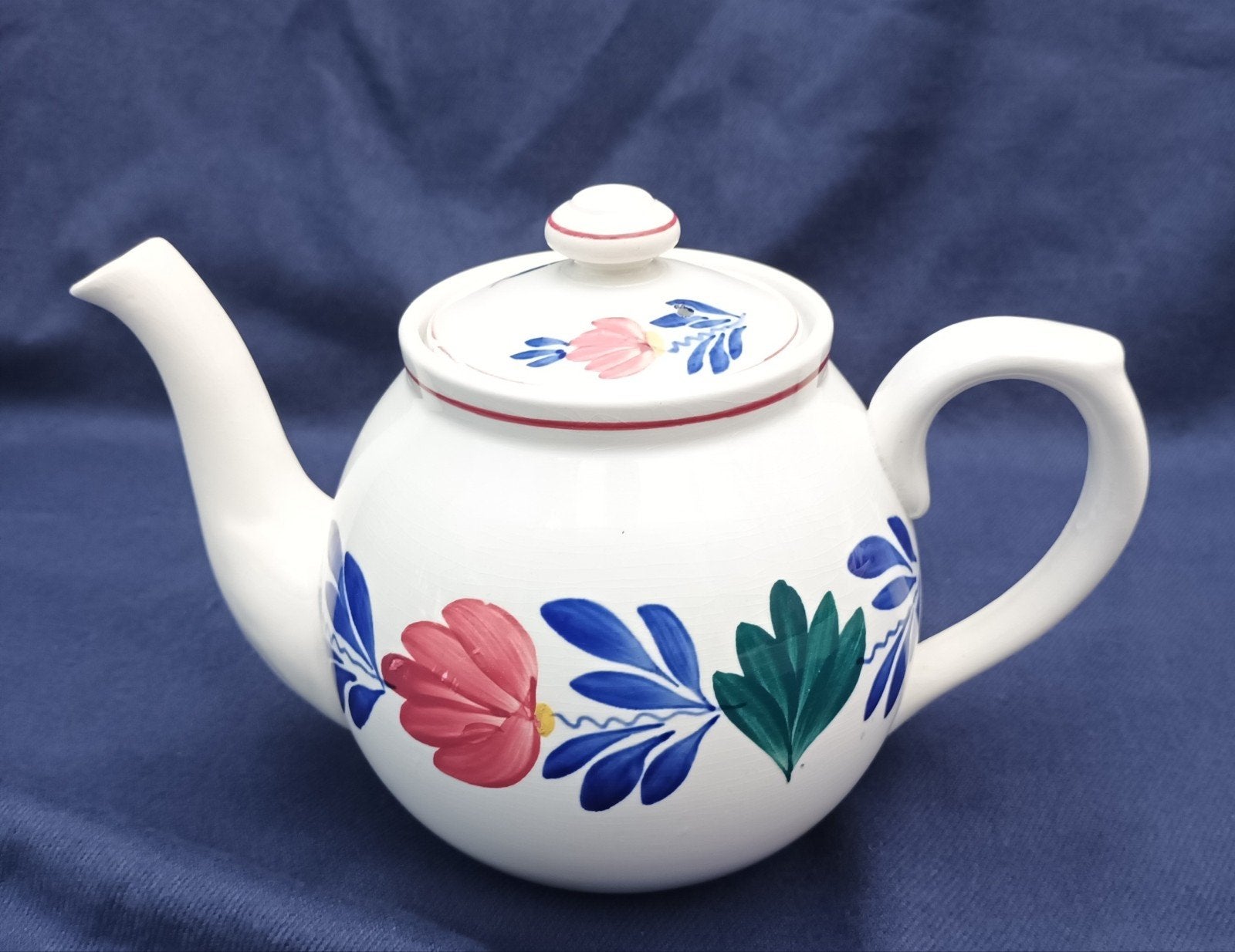 boerenbont theepot maat 3-rings.                   scm-483a, Antiek en Kunst, Ophalen of Verzenden