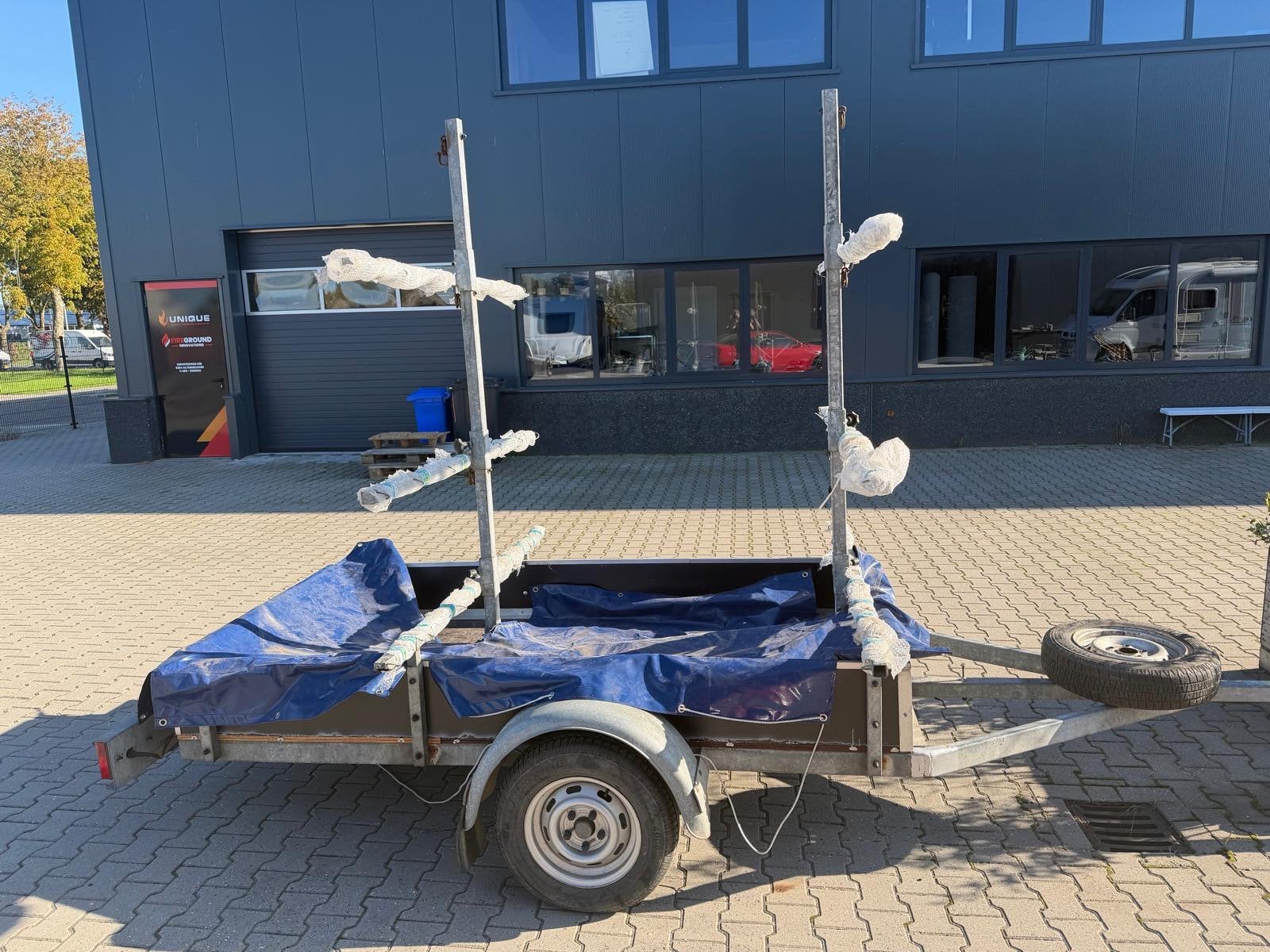 Kajakkar, kajaktrailer, kar voor surfplanken, Ophalen, Zo goed als nieuw
