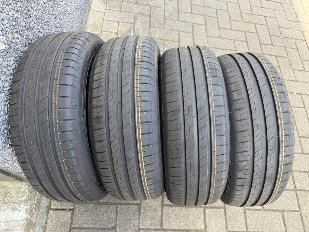 4x Goodyear EfficientGrip 195/55R16 91V XL banden NIEUW, 16 inch, Ophalen of Verzenden, Band(en), 195 mm