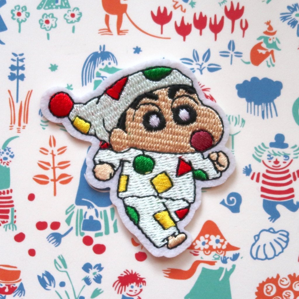 Crayon Shin Chan opstrijkplaatje patch badge embleem appliqu, Verzenden, Nieuw, Overige applicaties