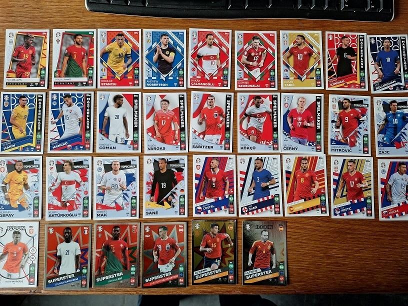 Voetbalplaatjes EK 2024 (Lidl), Ophalen of Verzenden, Zo goed als nieuw, Buitenlandse clubs, Poster, Plaatje of Sticker